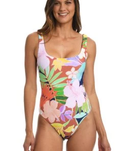 Citrus In The Tropics Reversible Tank One Piece One-Piece