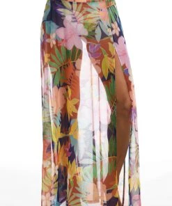 Citrus In The Tropics Maxi Skirt Bottoms