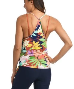 Citrus In The Tropics High Neck Tank Top