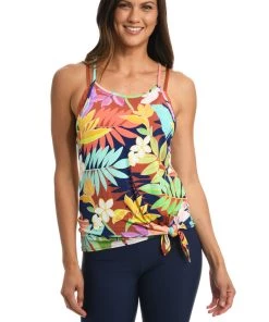 Citrus In The Tropics High Neck Tank Top
