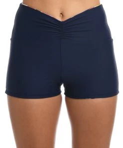 Citrus In The Tropics Reversible Mid Waist Bike Short Bottoms