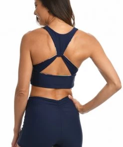 Citrus In The Tropics Reversible Wrap Front Crop Top