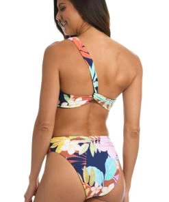 Citrus In The Tropics Reversible One Shoulder Top Tops