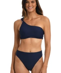 Citrus In The Tropics Reversible One Shoulder Top Tops