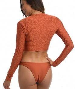Citrus Tops On The Spot Cropped Rashguard