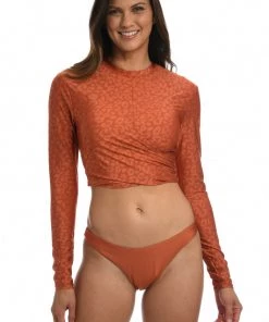 Citrus Tops On The Spot Cropped Rashguard