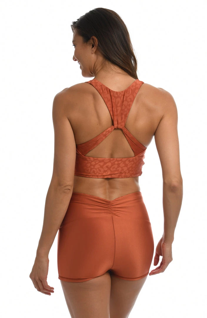 Citrus Bottoms On The Spot Reversible Mid Waist Bike Short