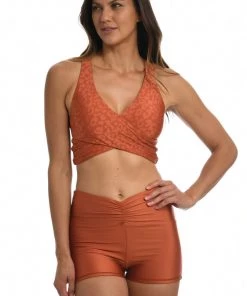 Citrus Bottoms On The Spot Reversible Mid Waist Bike Short