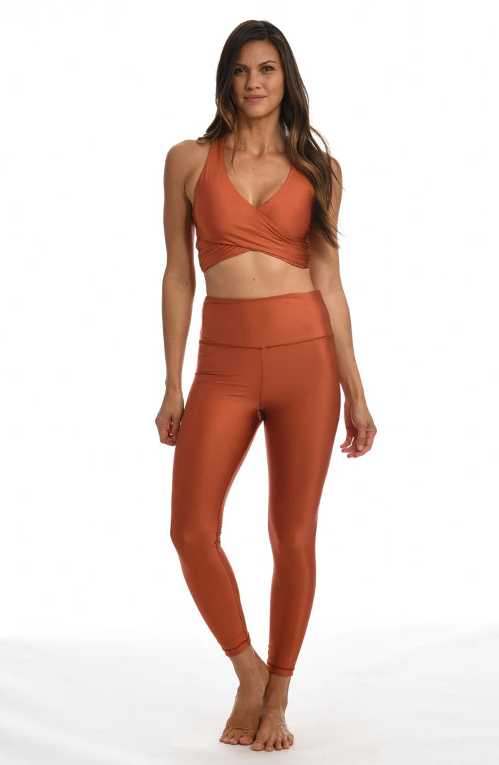 Citrus On The Spot Reversible High Waist Legging Bottoms