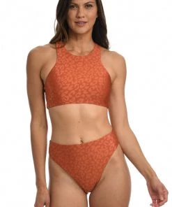 Citrus Tops On The Spot Reversible High Neck Top