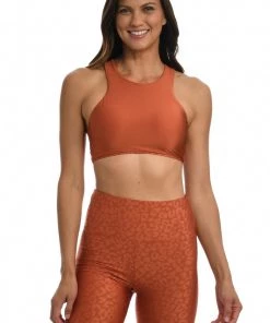 Citrus Tops On The Spot Reversible High Neck Top