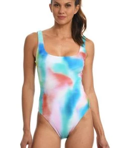 Citrus One-Piece Sunset Tide Reversible Tank One Piece