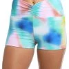 Citrus Sunset Tide Reversible Mid Waist Bike Short