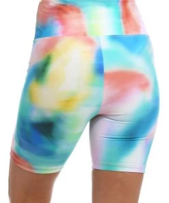 Citrus Bottoms Sunset Tide Reversible High Waist Bike Short