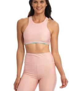 Citrus Bottoms Sunset Tide Reversible High Waist Bike Short