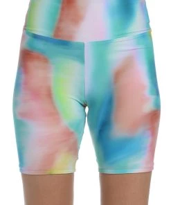 Citrus Bottoms Sunset Tide Reversible High Waist Bike Short