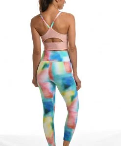 Citrus Sunset Tide Reversible High Waist Legging