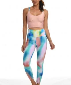 Citrus Sunset Tide Reversible High Waist Legging