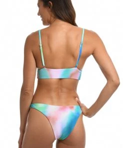 Citrus Sunset Tide Reversible Banded Triangle