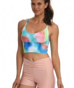 Citrus Tops Sunset Tide Reversible Bralette Midkini