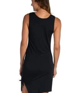 Citrus Lounge Around Jersey Over-The-Shoulder Midi Dress Cover Ups