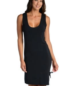 Citrus Lounge Around Jersey Over-The-Shoulder Midi Dress Cover Ups