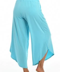 Citrus Lounge Around Jersey Draped Culottes