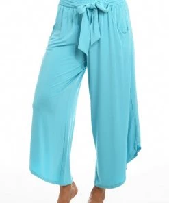 Citrus Lounge Around Jersey Draped Culottes