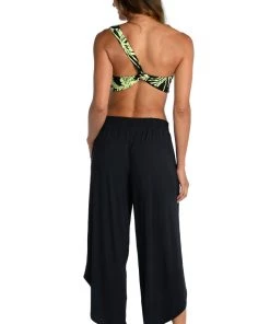 Citrus Lounge Around Jersey Draped Culottes