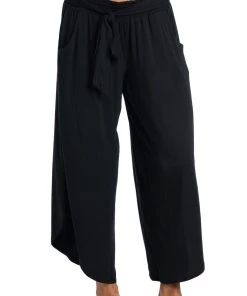 Citrus Lounge Around Jersey Draped Culottes