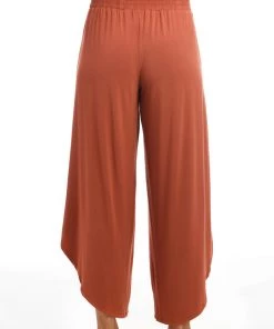 Citrus Lounge Around Jersey Draped Culottes