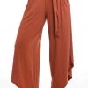 Citrus Lounge Around Jersey Draped Culottes