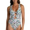 Citrus One-Piece Camo Cheetah Reversible Over-The-Shoulder One Piece
