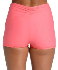 Citrus Bottoms Camo Cheetah Reversible High-Waist Bike Short