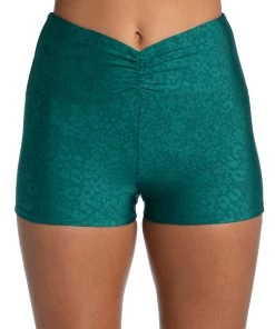Citrus Ditsy Spot Mid-Waist Bike Short Bottoms