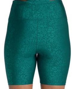 Citrus Ditsy Spot High-Waist Bike Short