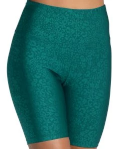 Citrus Ditsy Spot High-Waist Bike Short