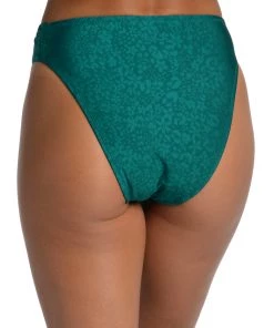 Citrus Ditsy Spot High-Waist Bottom