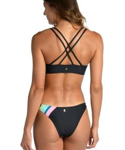 Citrus Colorblock Bralette Top Tops