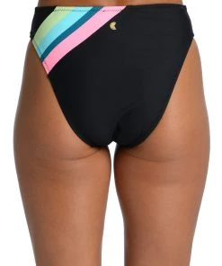 Citrus Colorblock High-Waist Bottom