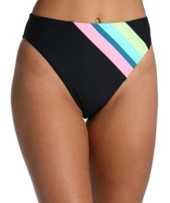 Citrus Colorblock High-Waist Bottom