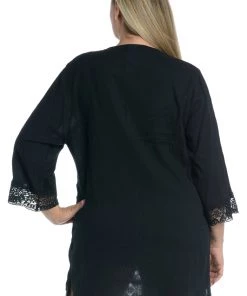 La Blanca Island Fare V-Neck Tunic Cover Ups