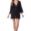 La Blanca Island Fare V-Neck Tunic Cover Ups