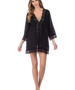 La Blanca Island Fare V-Neck Tunic Cover Ups
