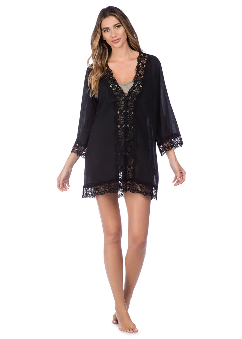La Blanca Island Fare V-Neck Tunic Cover Ups