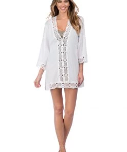 La Blanca Island Fare V-Neck Tunic Cover Ups