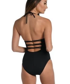 La Blanca Island Goddess Underwire Scoop Front Lingerie One Piece
