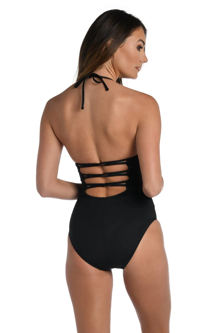 La Blanca Island Goddess Underwire Scoop Front Lingerie One Piece