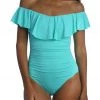 La Blanca One-Piece Island Goddess Off Shoulder Ruffle One Piece
