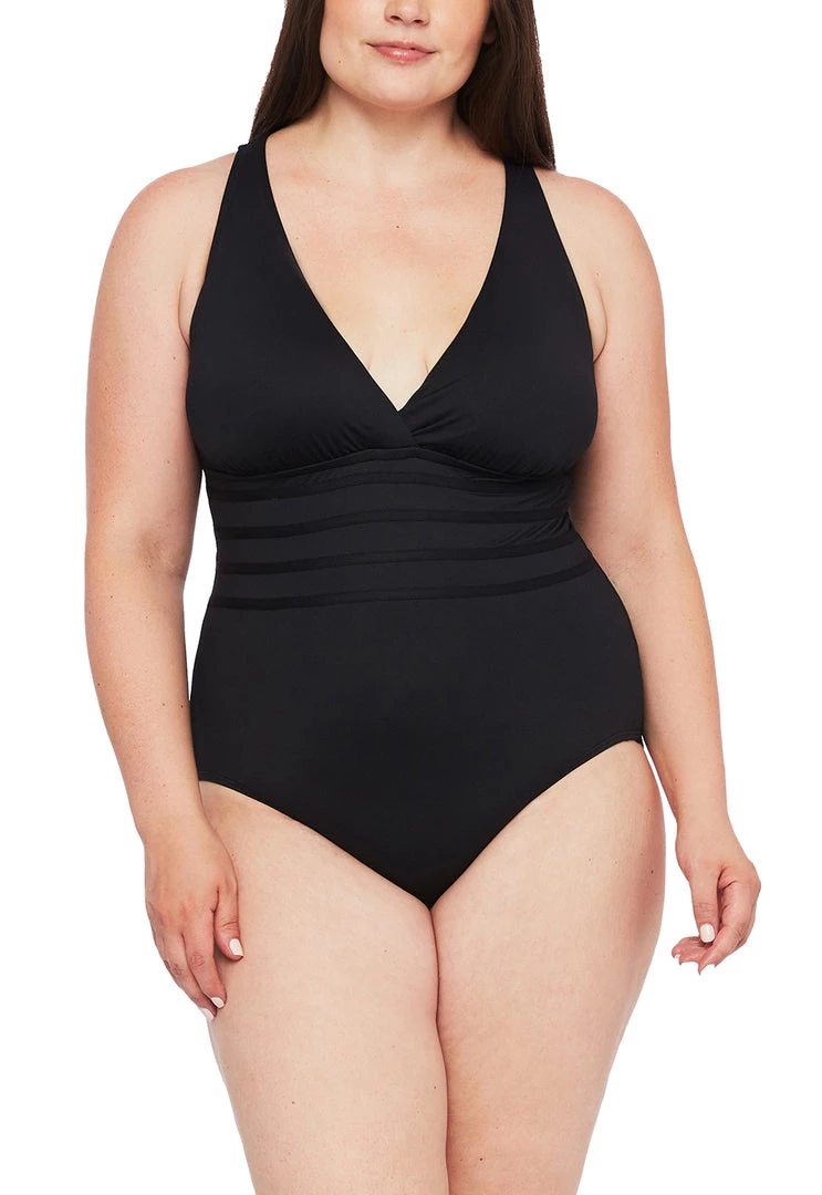 La Blanca One-Piece Island Goddess Multi-Strap Cross-Back One Piece